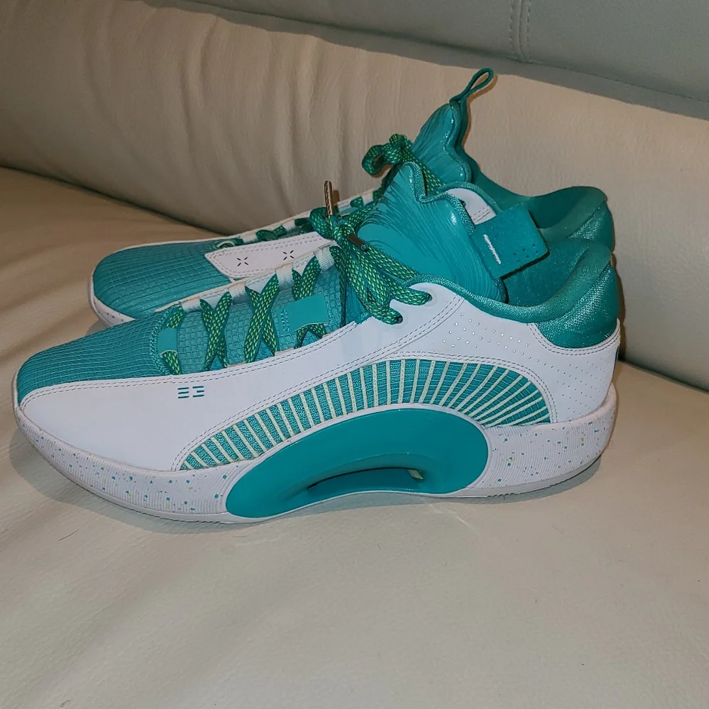 Size 12 Guo Ailun x Air Jordan 35 Low PF 'Jade' - Picture 2 of 6